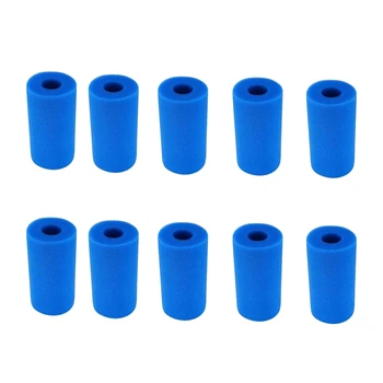 10 шт. Пенопластовая фильтрующая губка для Intex Тип А Многоразовые моющиеся аксессуары для аквариумного фильтра для бассейна