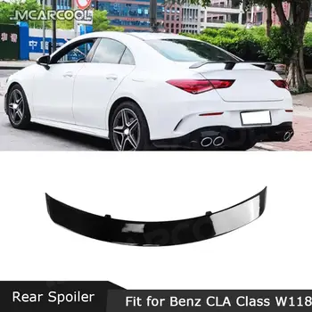 ABS Gloss Black Задний спойлер для Mercedes Benz W118 C118 CLA35 CLA180 CLA200 CLA250 CLA45 AMG Line GT Style 2019-2024